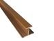 Timber Extruded Tubular Aluminum Wood Grain Profile With ISO Certification