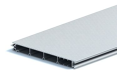 Flat Anodized 6063 T5 Extrusion Aluminum Profile For Glass Sliding Door / Elevator / Car