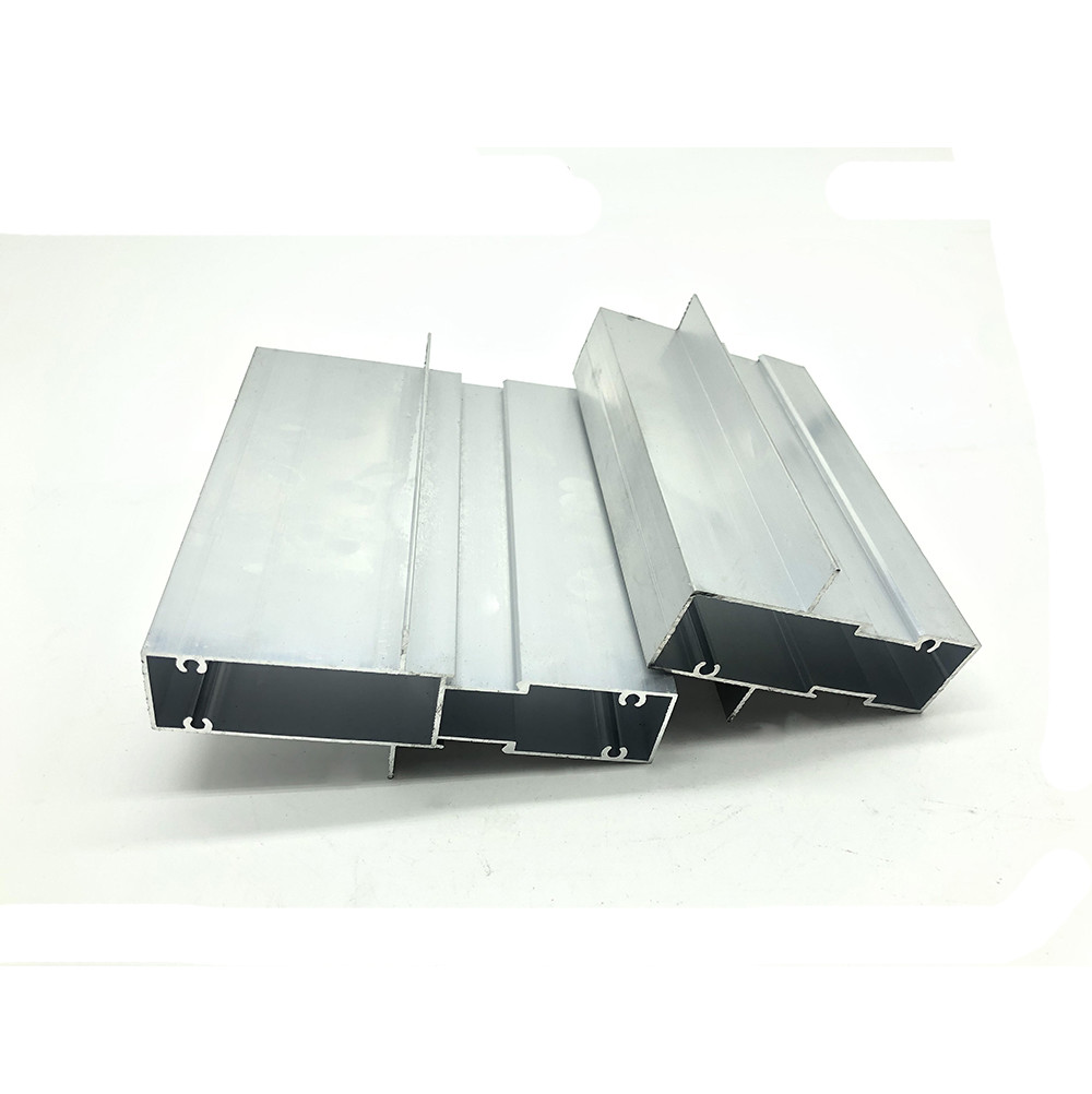 Silver Anodized 6063 aluminum door frame extrusions For Construction ...