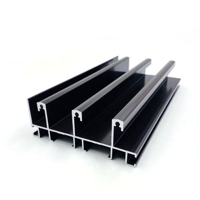 Anodized Black Aluminum Extrusion Profiles for Window And Door Irsael ...