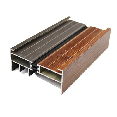 6063-T5 Wardrobe Aluminum extrusion profile , sliding wardrobe door