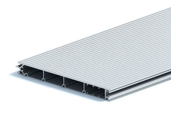 Flat Anodized 6063 T5 Extrusion Aluminum Profile For Glass Sliding Door ...