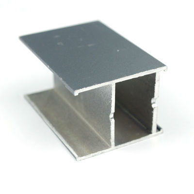 T Shape Champagne Anodized Aluminum Sliding Window Profile