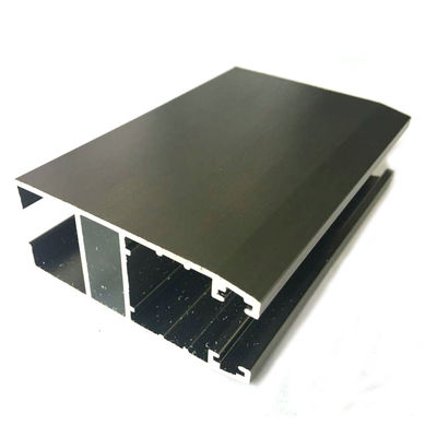 Black Anodized Aluminium Window Frame Profiles For Construction