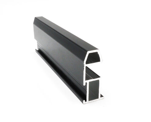 6m Black Anodized Extruded Aluminium Profile Sliding Wardrobe Doors ...