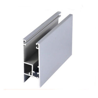 6063 Sand Silver Anodized Aluminium Sliding Windows Frame For Building ...
