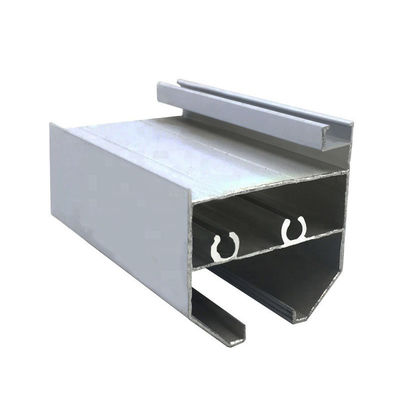 6063 Sand Silver Anodized Aluminium Sliding Windows Frame For Building ...
