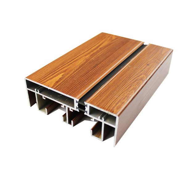 Bedroom Aluminium Sliding Door Frame Shape Customized For Decoration